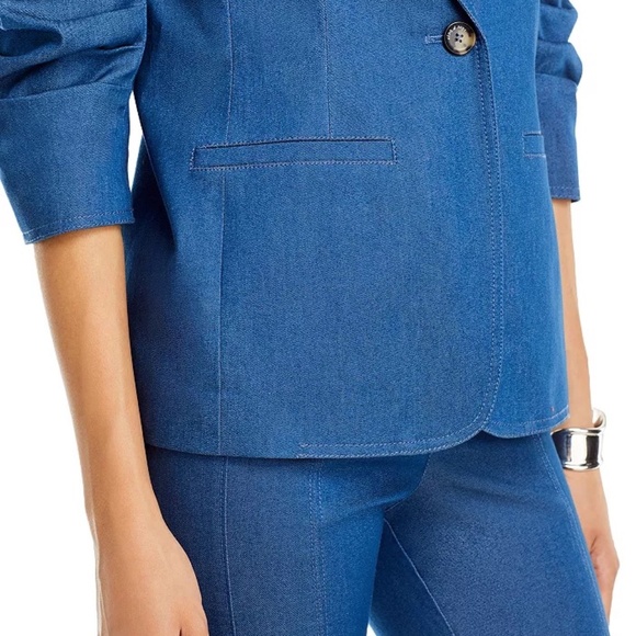 New with Tag Cinq à Sept Denim Khloe Blazer - Size 4 - Picture 11 of 13